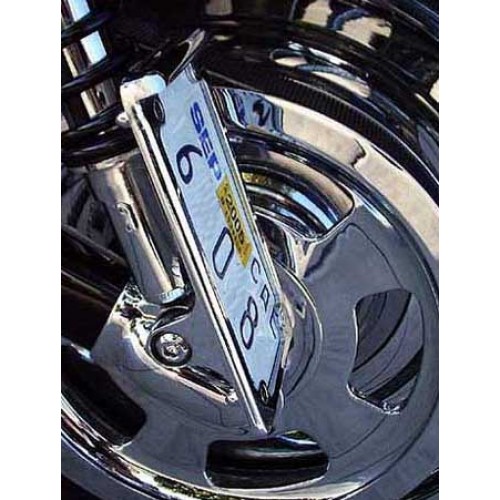 Vertical Sidemount License Plate Holder
